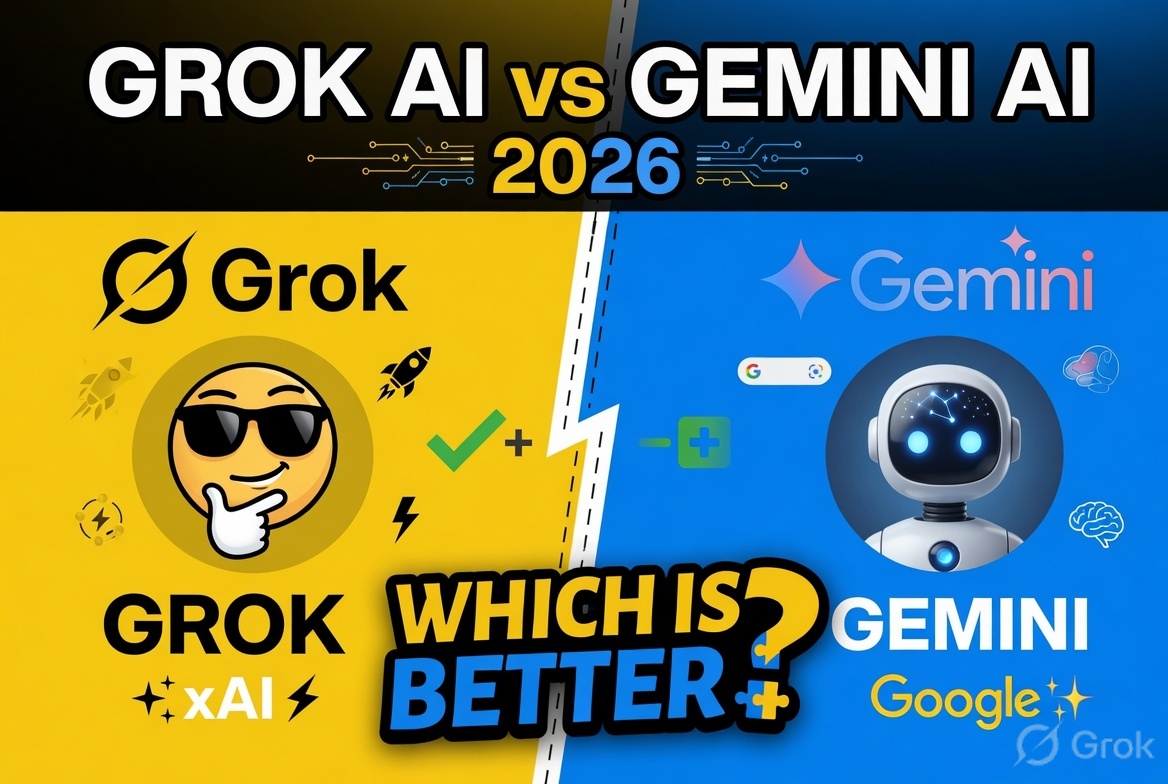 Grok AI vs Gemini AI (2026): Which AI Assistant Is Better?